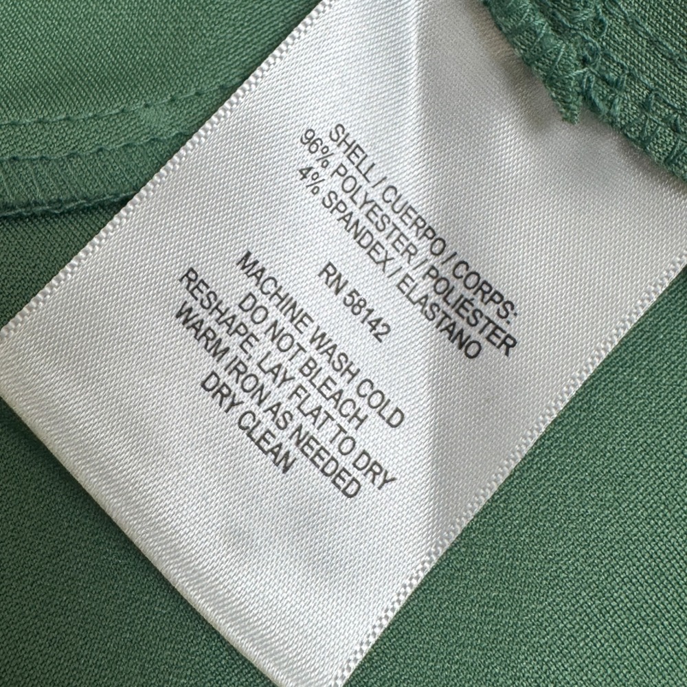 London Times Green‎ Short Sleeve Flounce Hem Sheath Dress Women US Size 4 - Picture 5 of 11